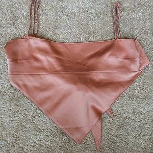 Danielle Bernstein Bandana Adjustable Crop Top